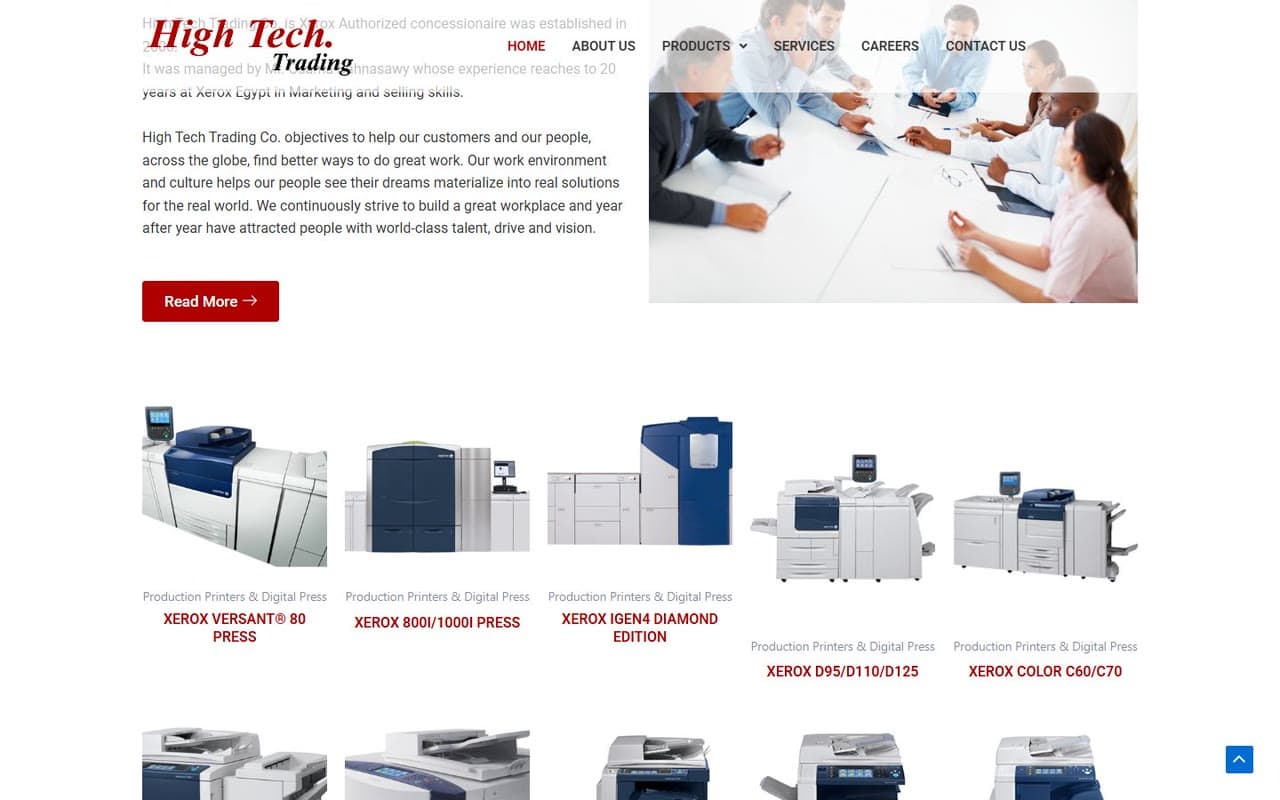 High Tech Trading — desktop