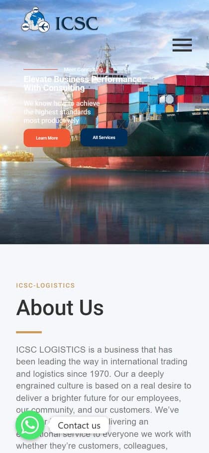 ICSC Logistics — mobile
