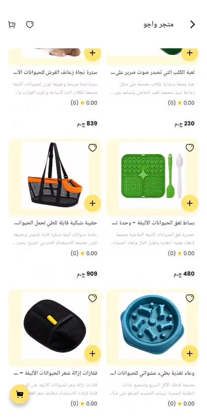 Store — product grid